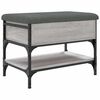 vidaXL Zapatero madera de ingenier&iacute;a gris Sonoma 62x42x45 cm