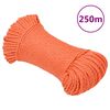 vidaXL Cuerda de trabajo polipropileno naranja 3 mm 250 m