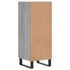 vidaXL Aparador madera de ingeniería gris Sonoma 34,5x34x90 cm