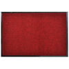 vidaXL Felpudo rojo 90 x 60 cm PVC