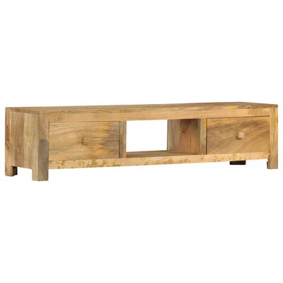 vidaXL Mueble para TV de madera maciza de mango 140x30x32 cm