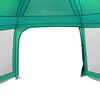 vidaXL Carpa para piscina con desmontables y paredes verde 618x532 cm