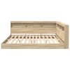 vidaXL Cama con Estanter&iacute;a con estante Roble Sonoma 180 x 200 cm