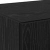 vidaXL Alacena Roble negro 70 x 42.5 x 185 cm Madera contrachapada