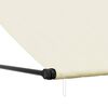vidaXL Toldo retr&aacute;ctil de tela y acero crema 350x150 cm