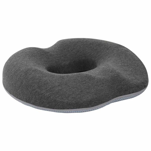 vidaXL Almohada para el asiento Gris oscuro 42 x 36,5 x 8 cm