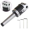 vidaXL F1-12 Cabeza perforadora 50 mm v&aacute;stago perforador MT3-M12 torno fresado