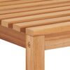 vidaXL Juego de comedor para jardín 4 piezas madera maciza de teca