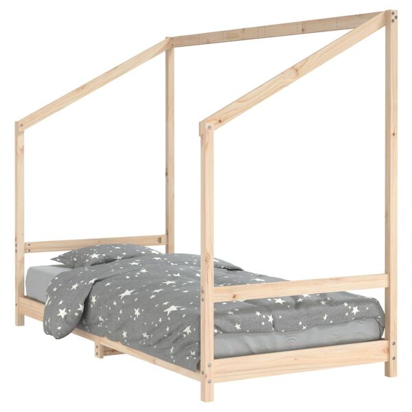 vidaXL Estructura de cama para ni&ntilde;os madera maciza de pino 90x200 cm
