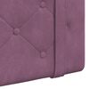 vidaXL Cabecera Colgante Morado 100 x 55 x 5 cm Terciopelo