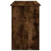 vidaXL Escritorio de madera de ingenier&iacute;a roble ahumado 102x50x75 cm