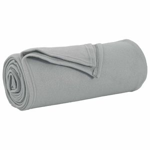 vidaXL Manta Gris 200 x 150 cm 0.42 kg Lana
