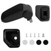 vidaXL Reposabrazos para coche Negro 15x32x(40-52) cm ABS
