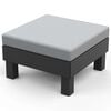 Sill&oacute;n individual Keter Garden Elements Graphite con coj&iacute;n gris claro