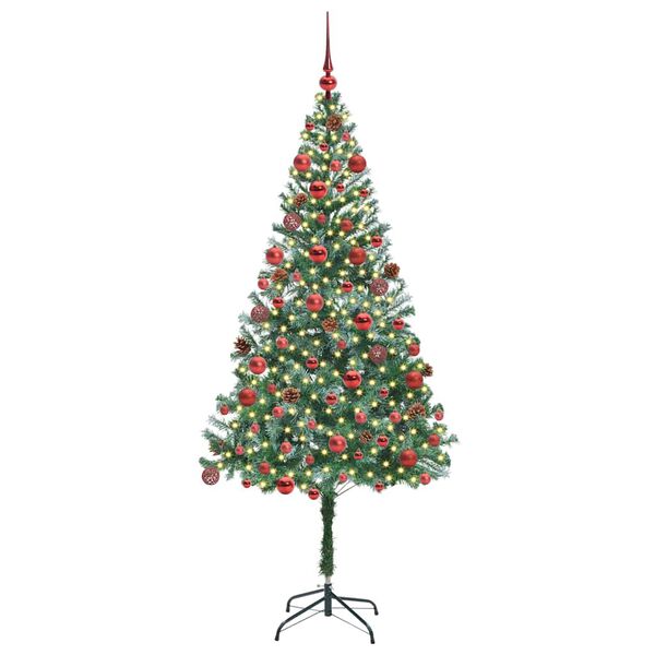 vidaXL &Aacute;rbol de Navidad artificial Verde 180 cm PVC y acero