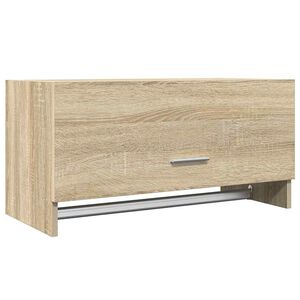 vidaXL Armario de madera contrachapada color roble Sonoma 70x32,5x35cm