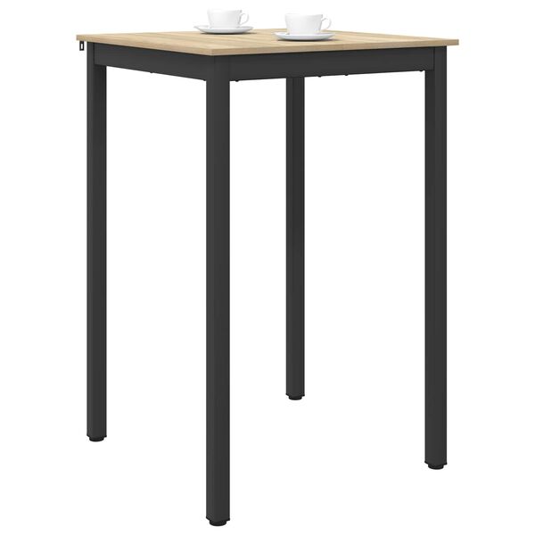 vidaXL Mesa de barra de pie Madera de ingenier&iacute;a