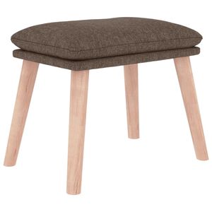 vidaXL Reposapi&eacute;s de tela color gris taupe 45x29,5x35 cm