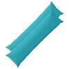 vidaXL Funda de almohada 2 pcs HEERLEN Tuquesa 40 x 145 cm Poli&eacute;ster