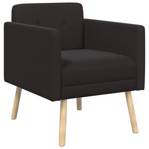 vidaXL Sill&oacute;n decorativo Negro Terciopelo