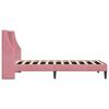 vidaXL Estructura de cama con cabecera Rosa 80 x 200 cm Terciopelo