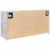 vidaXL Mueble de pared ba&ntilde;o madera ingenier&iacute;a gris hormig&oacute;n 80x25x40cm