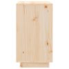 vidaXL Botellero de madera maciza de pino 55,5x34x61 cm