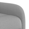vidaXL Sill&oacute;n el&eacute;ctrico reclinable elevable de tela gris nube