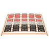vidaXL Estructura de cama con 12 listones y soportes 90x200 cm
