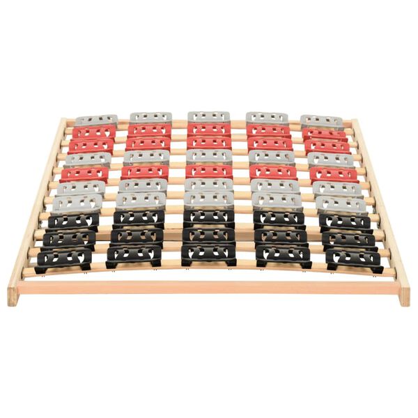 vidaXL Estructura de cama con 12 listones y soportes 90x200 cm