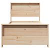 vidaXL Estructura de cama Marr&oacute;n 90 x 200 cm Madera de ingenier&iacute;a