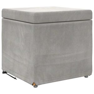 vidaXL Taburete Gris Claro 41 x 41 x 40 cm