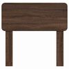 vidaXL Cabecero con cabecera Roble Marr&oacute;n 80 cm Madera contrachapada