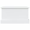 vidaXL Caja de almacenaje de madera de ingeniería blanca 50x30x28 cm