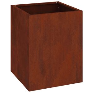 vidaXL Macetero de Jard&iacute;n Oxidado 32 x 32 x 40 cm Acero autopatinable