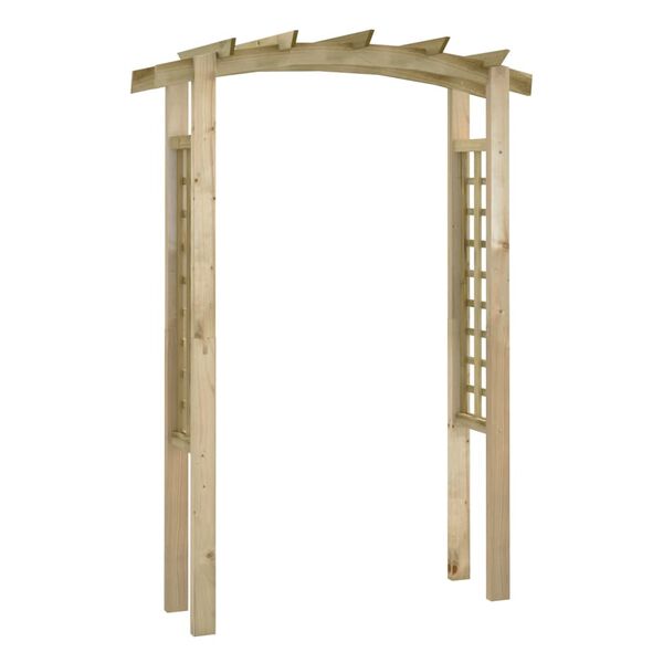 vidaXL Arco con enrejado de madera 150x60x210 cm