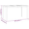 vidaXL Juego de comedor para jard&iacute;n 3 pzas madera maciza de teca