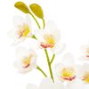 vidaXL Planta artificial orqu&iacute;dea con macetero 90 cm blanca