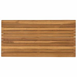 vidaXL Encimera 90 x 45 x 3,5 cm Rectangular Madera de teca maciza