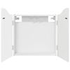 vidaXL Armario para dianas Blanco Brillante 56 x 12 x 63 cm