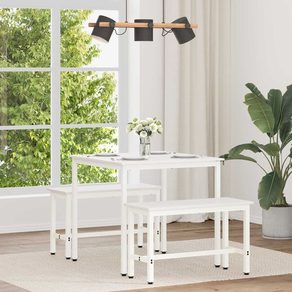 vidaXL Mesa de Comedor 80 x 80 x 75 cm Madera de pino macizo