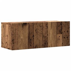 vidaXL Mueble de pared de TV madera ingenier&iacute;a envejecida 80x30x30 cm