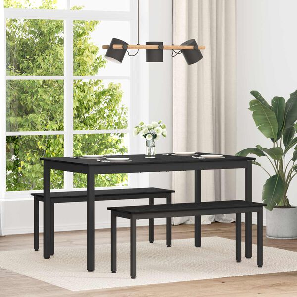 vidaXL Mesas de comedor METAL