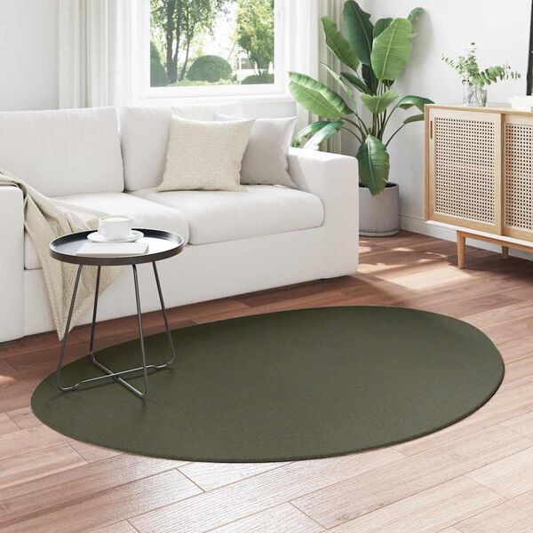 vidaXL Alfombra HUARTE Verde bosque 120 x 170 cm Poli&eacute;ster