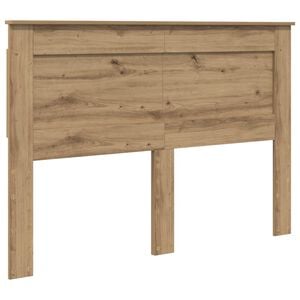 vidaXL Cabecero Roble artesanal 140 cm Madera contrachapada