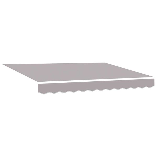 vidaXL Toldo Gris claro 3 x 2,5 m Poliester y metal
