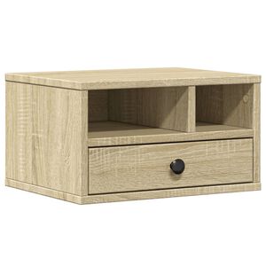 vidaXL Soporte impresora madera ingenier&iacute;a roble Sonoma 40x32x22,5 cm