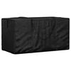 vidaXL Bolsa para cojines de jard&iacute;n polietileno negro 150x75x75 cm
