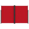 vidaXL Toldo lateral retráctil rojo 220x1200 cm
