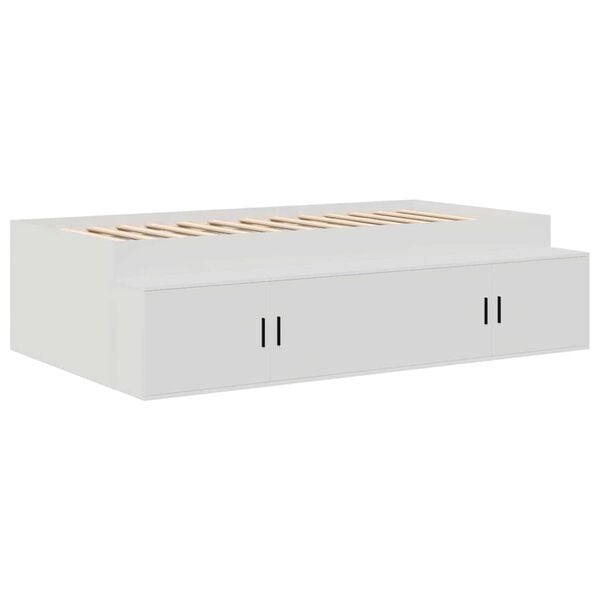 vidaXL Estructura de cama con cajón 80 x 200 cm Madera contrachapada